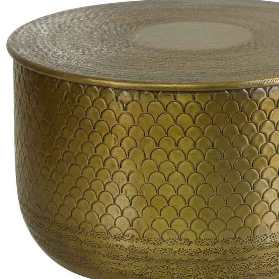 Oriental side table Alava Gold