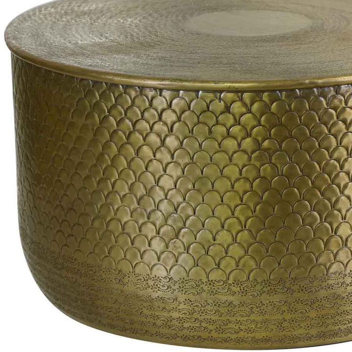 Oriental side table Alava Gold