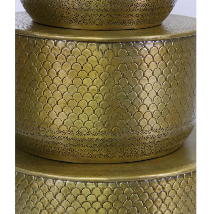 Oriental side table Alava Gold