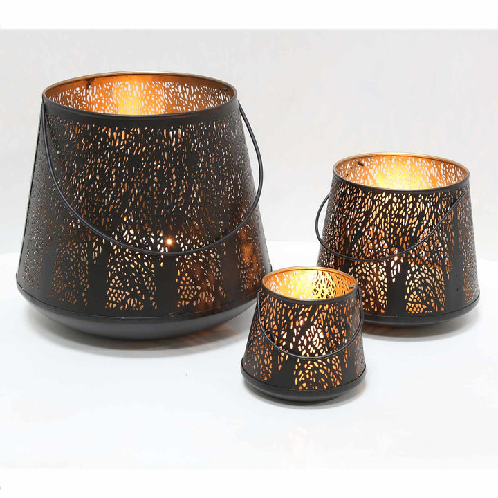 Oosterse windlicht Como, set van 3