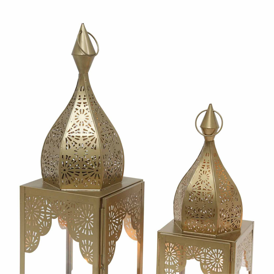 Oosterse windlicht Modena Gold L&M