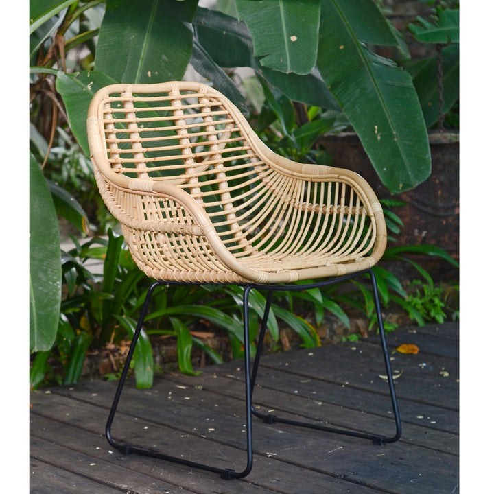 Rattan armchair Malaga