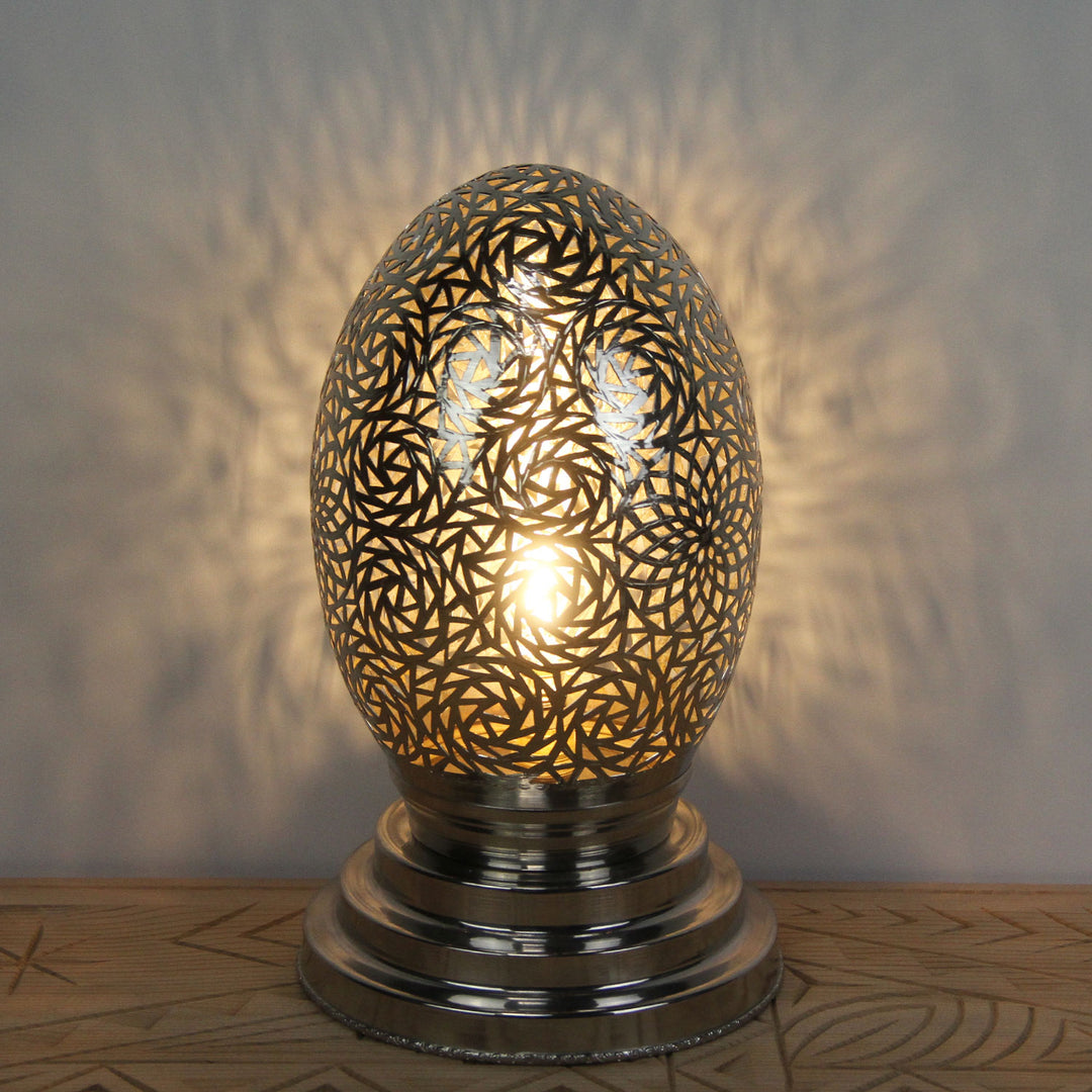 Oosterse zilveren lamp Gülse