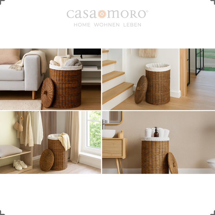 Opbergmand met deksel – 75 l