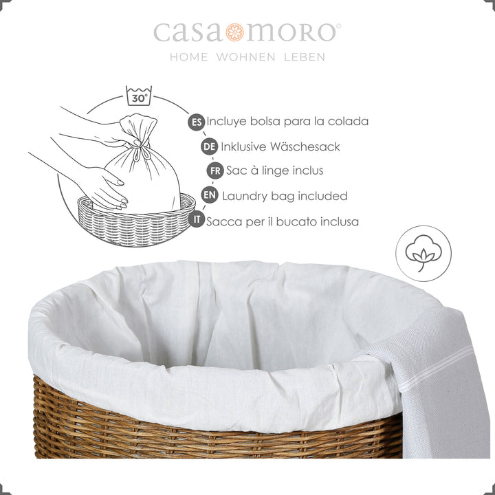 Opbergmand met deksel – 75 l